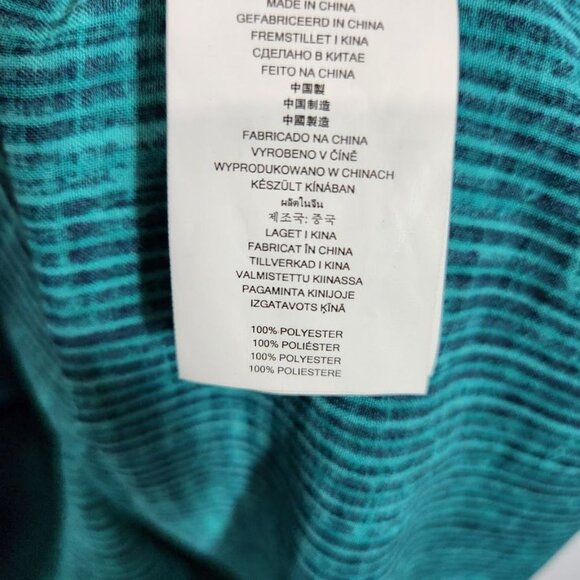 MICHAEL Michael Kors Asymmetric Hem Blouse in Teal - Size medium - Picture 6 of 6